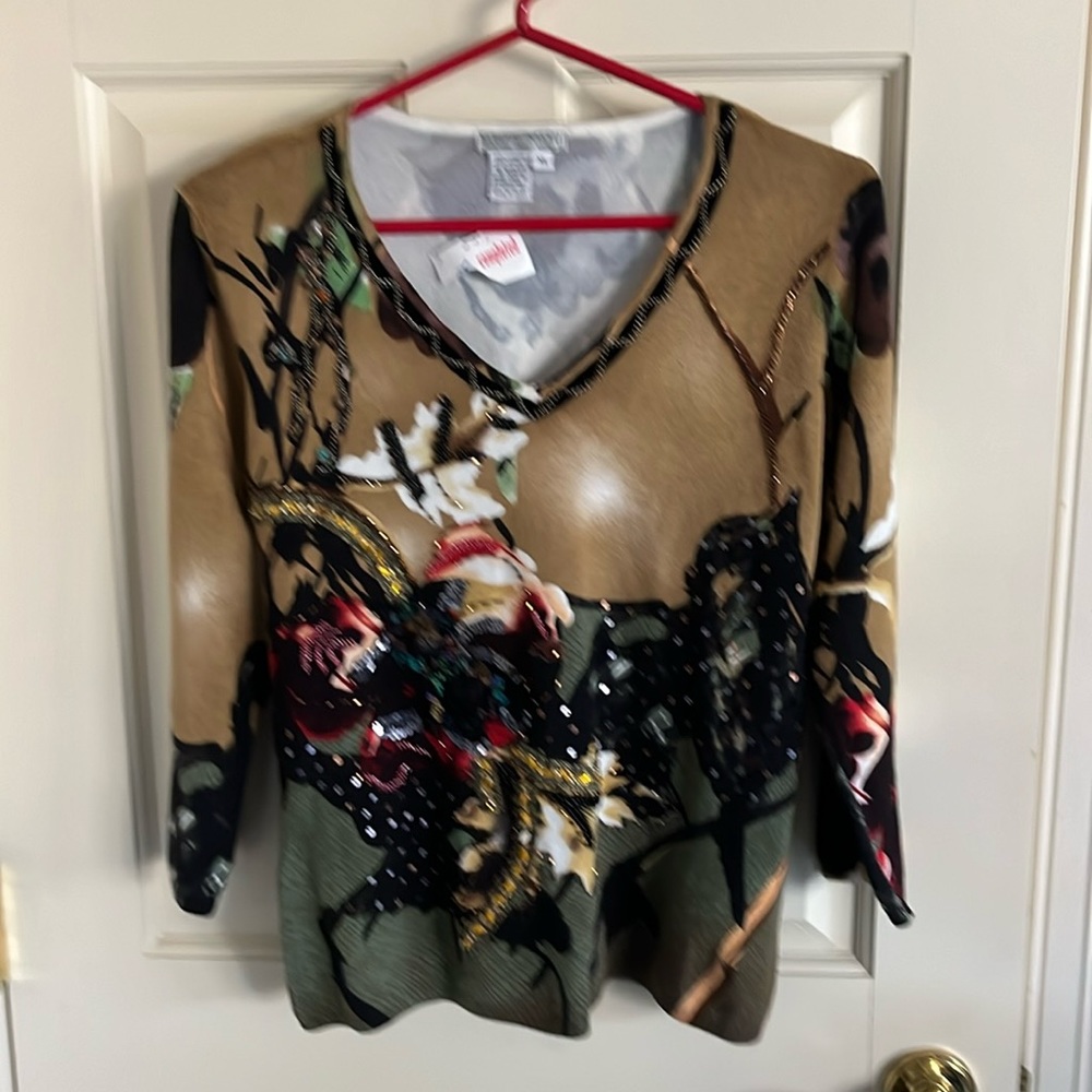 Sequinned top